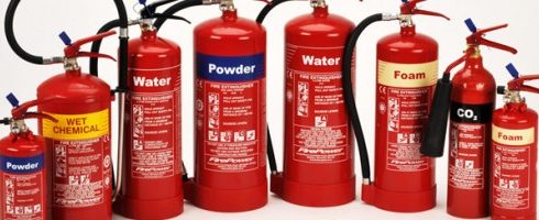 types of fire extinguishers