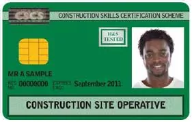green Site Operatives card