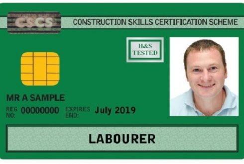 CSCS green labourer card