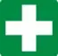 First Aid kit safetly sign