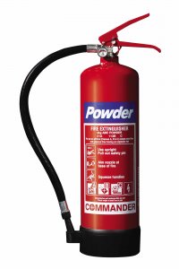 dry powder fire extinguisher