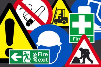 health and saftey signs
