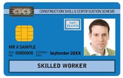 blue cscs card